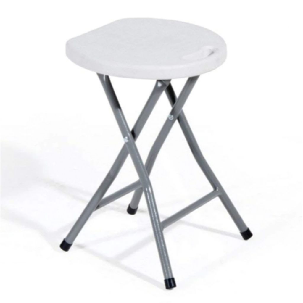 Adjustable best sale folding stool