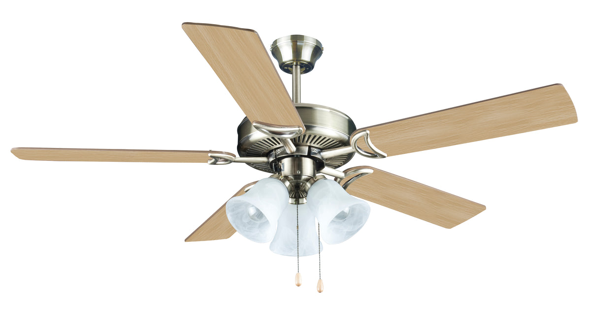 WINDALY Ceilifans, Fan Lights, 52 Inch Ceilifan With Integrated Light