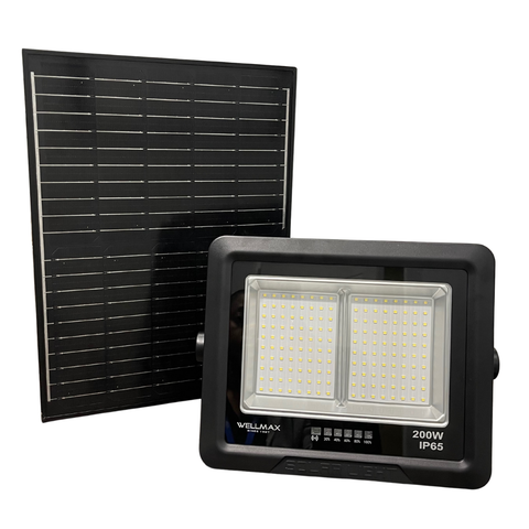 WELLMAX Solar Flood Light 200W