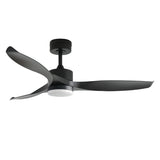 Windy 52" Outdoor Ceiling Fan - 3 Blades with LED light
