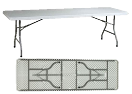 CEL 8ft Rectangular Folding Table